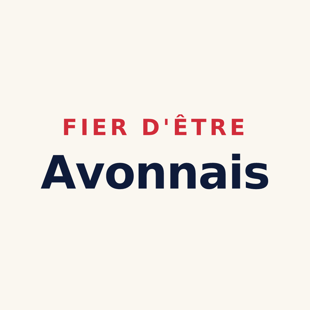 Tasse « Fier d'être Avonnais » — design pour Avon