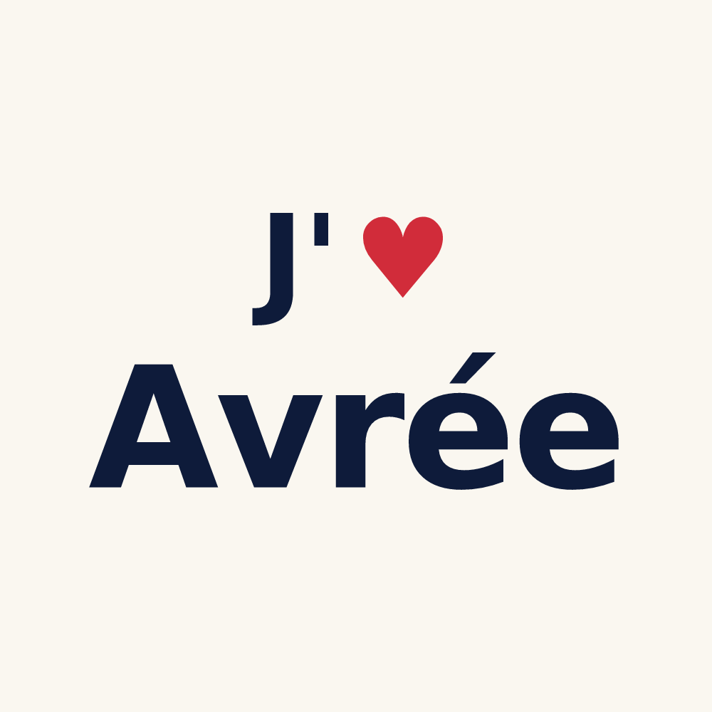 Tasse personnalisée Avrée — design J'aime Avrée