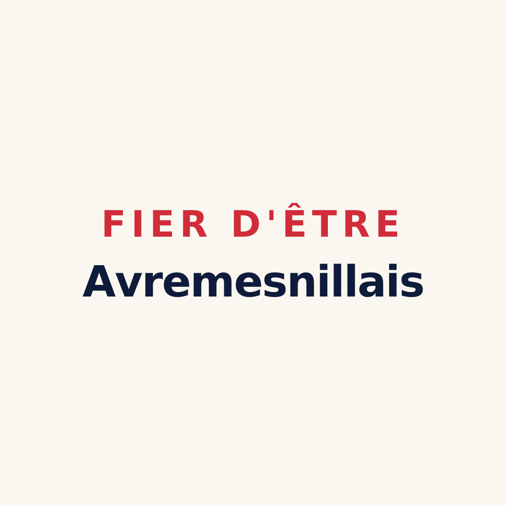 Tasse « Fier d'être Avremesnillais » — design pour Avremesnil