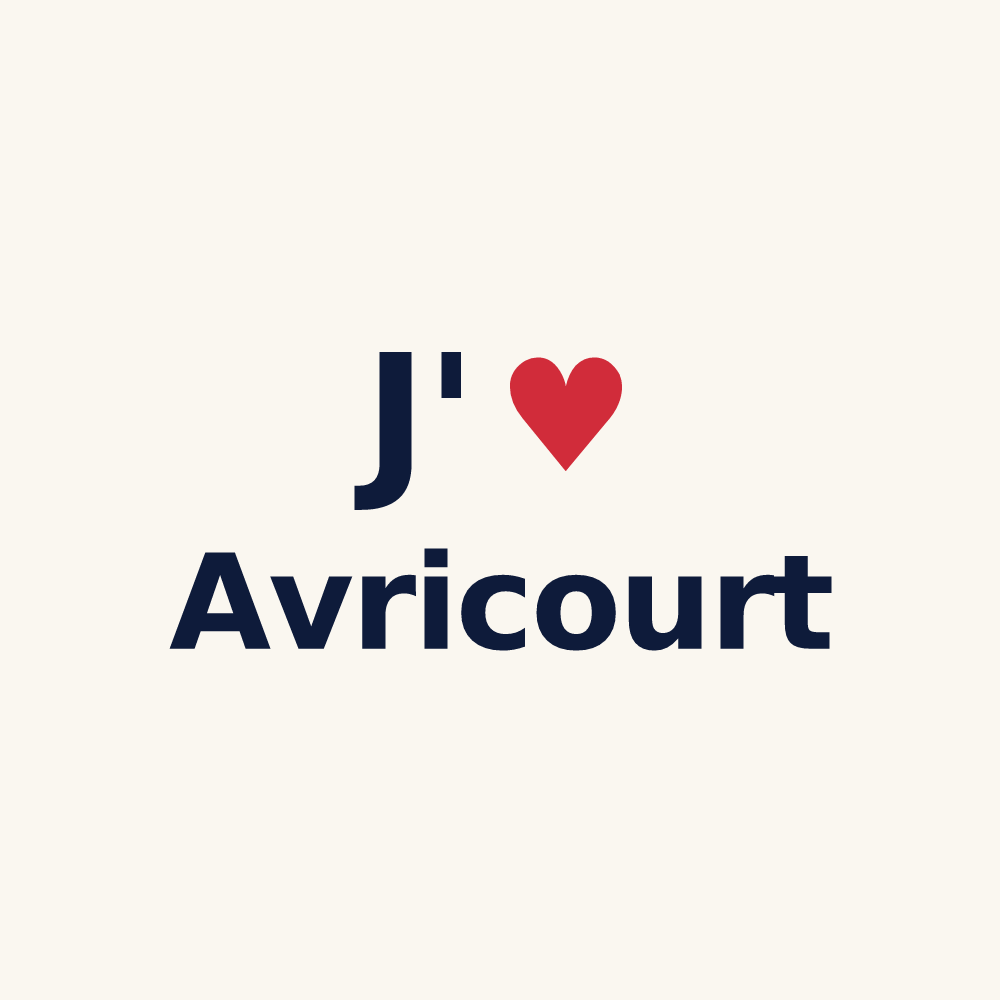 Tasse personnalisée Avricourt — design J'aime Avricourt