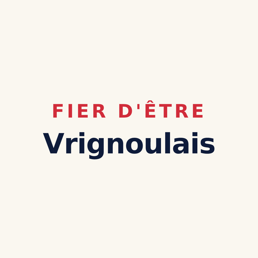 Tasse « Fier d'être Vrignoulais » — design pour Avrigney-Virey
