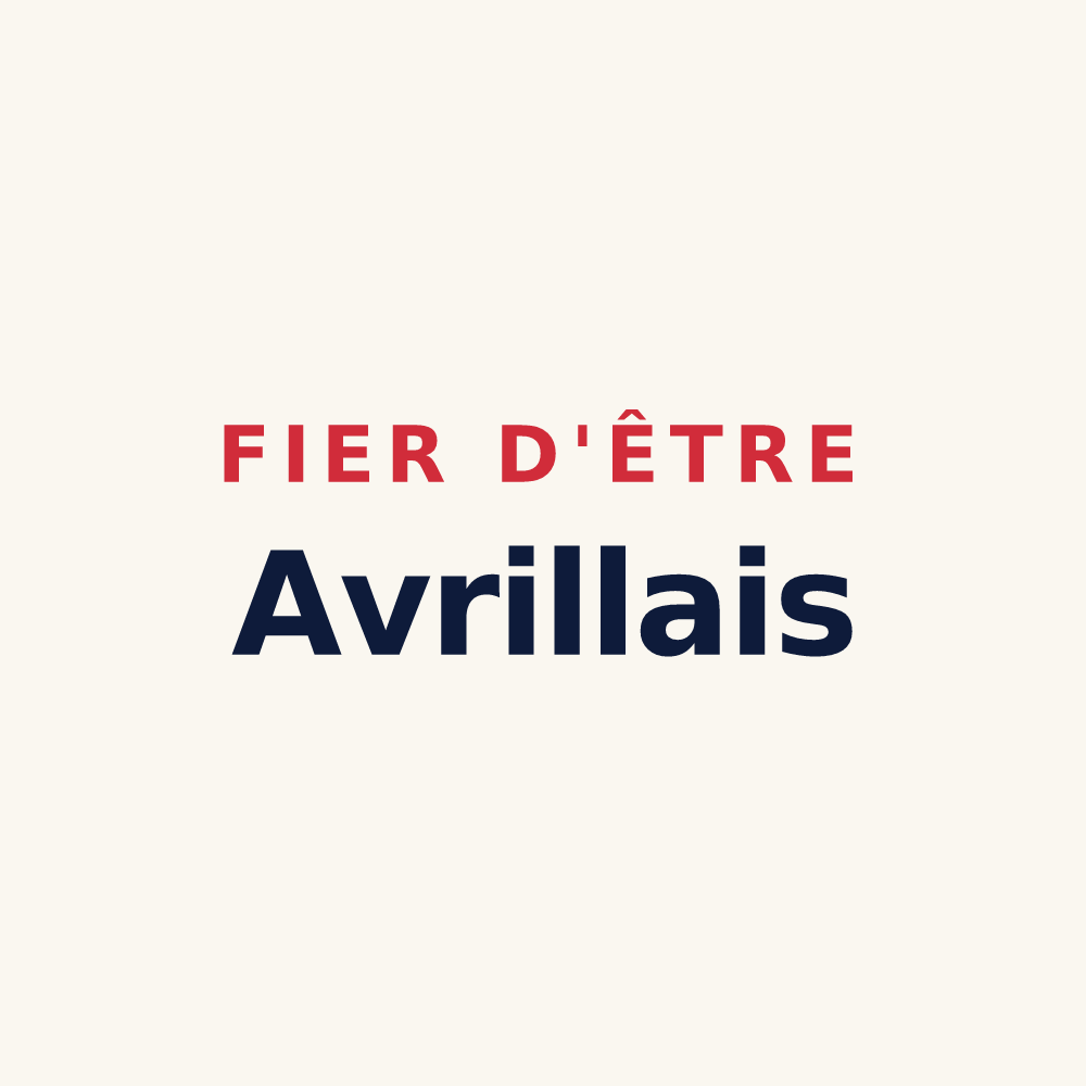 Tasse « Fier d'être Avrillais » — design pour Avrillé