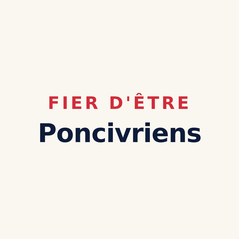 Tasse « Fier d'être Poncivriens » — design pour Avrillé-les-Ponceaux