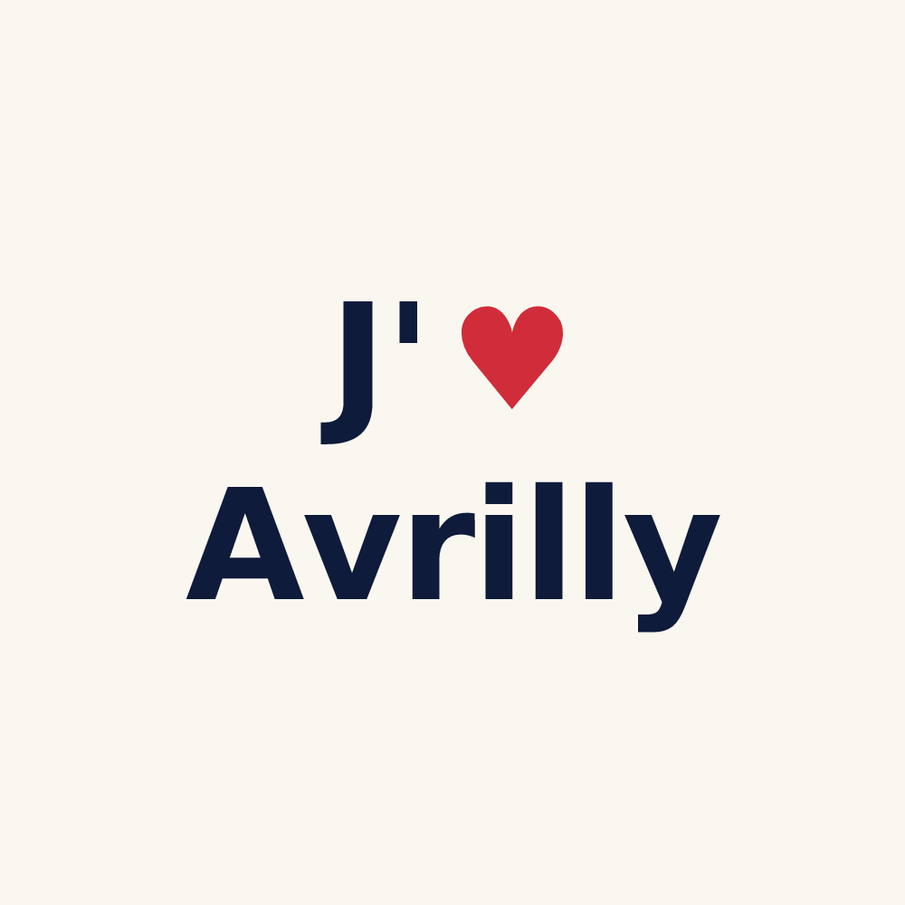 Tasse personnalisée Avrilly — design J'aime Avrilly