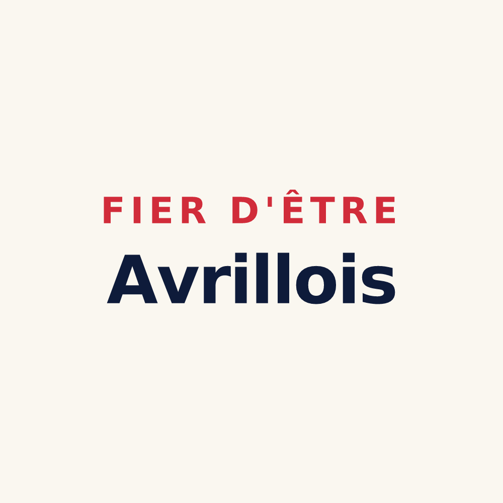Tasse « Fier d'être Avrillois » — design pour Avrilly