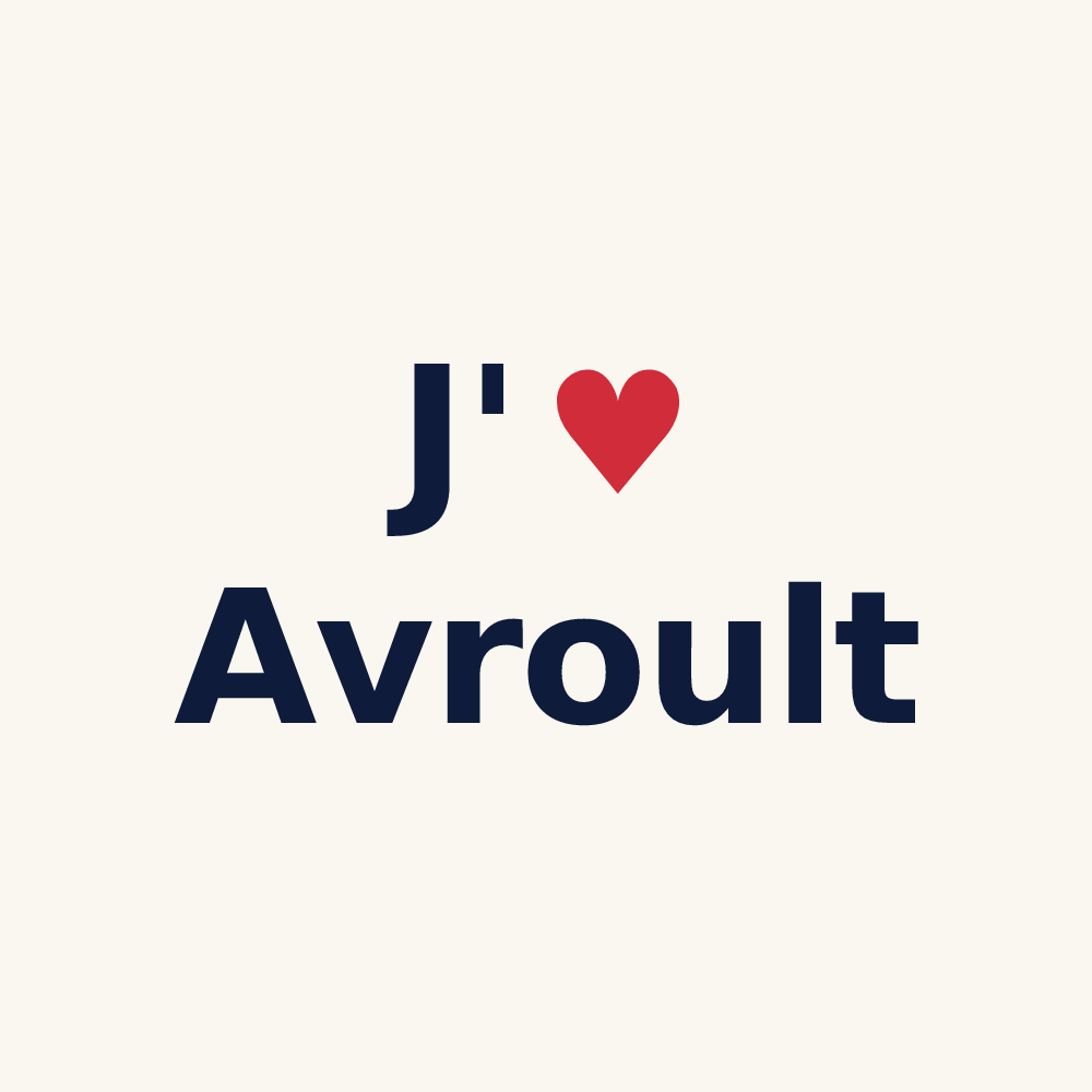 Tasse personnalisée Avroult — design J'aime Avroult