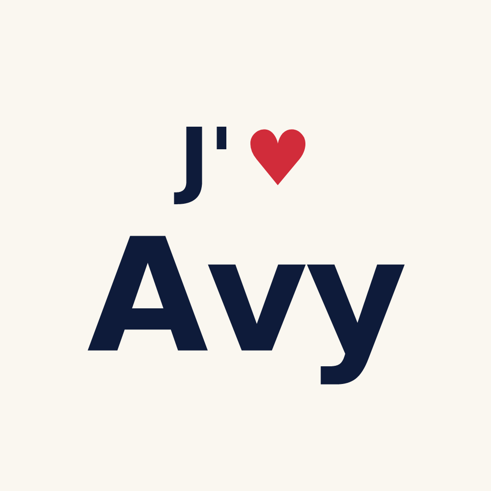 Tasse personnalisée Avy — design J'aime Avy
