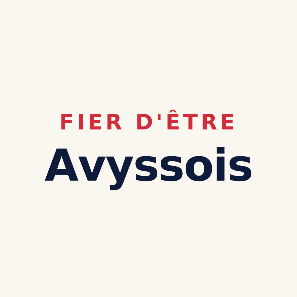 Tasse « Fier d'être Avyssois » — design pour Avy
