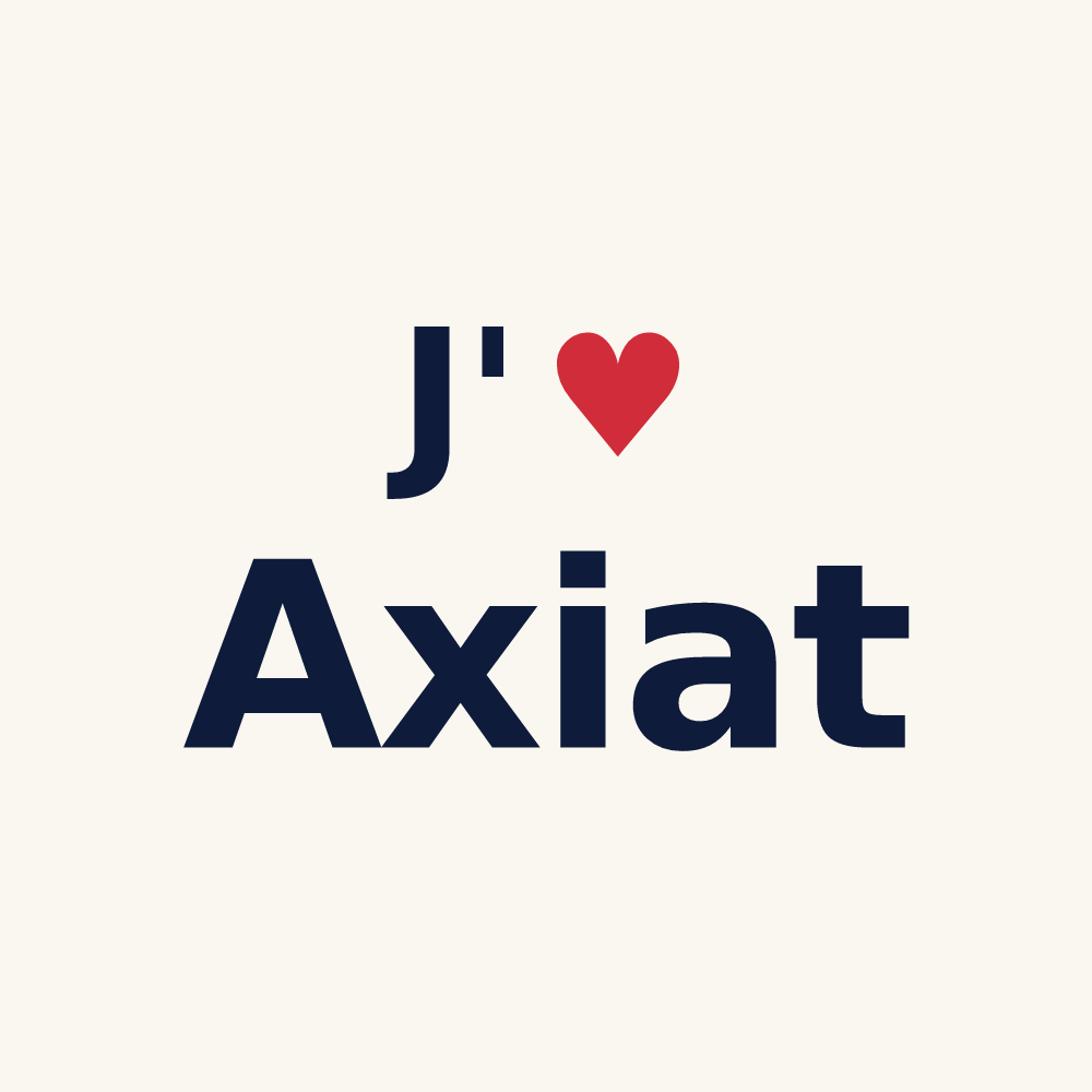 Tasse personnalisée Axiat — design J'aime Axiat