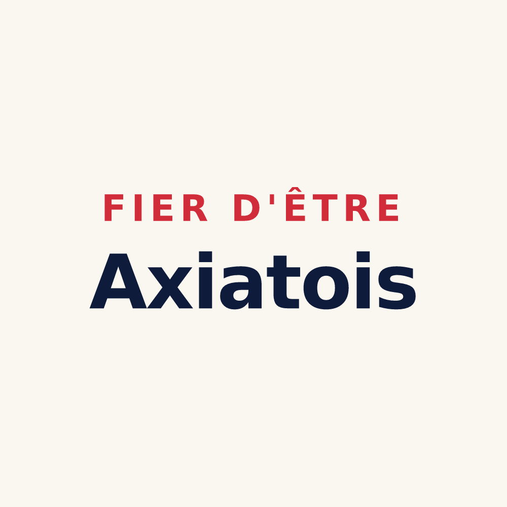 Tasse « Fier d'être Axiatois » — design pour Axiat