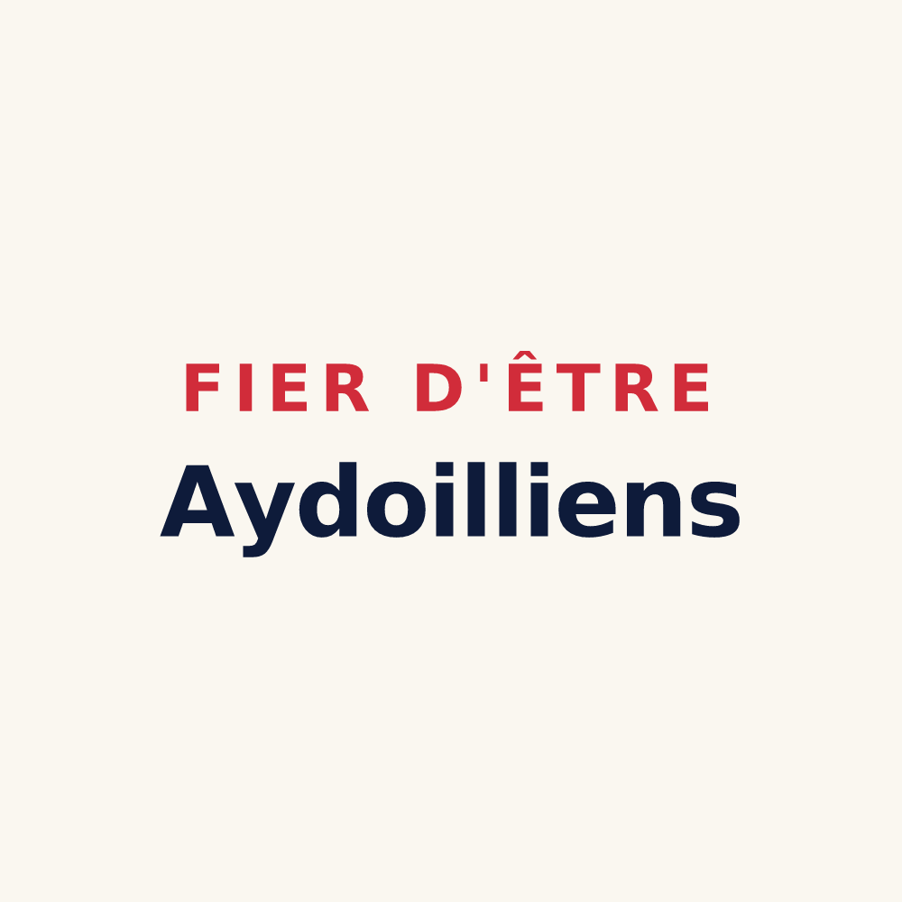 Tasse « Fier d'être Aydoilliens » — design pour Aydoilles