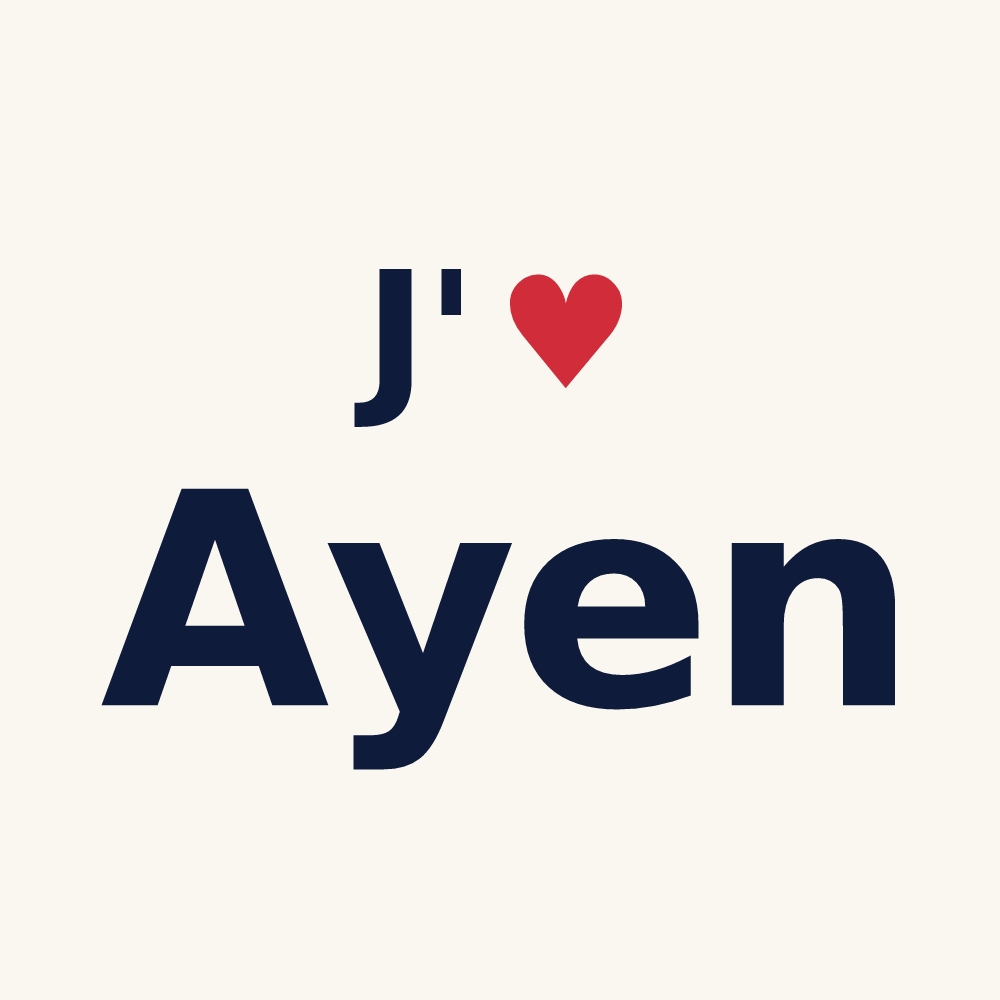 Tasse personnalisée Ayen — design J'aime Ayen