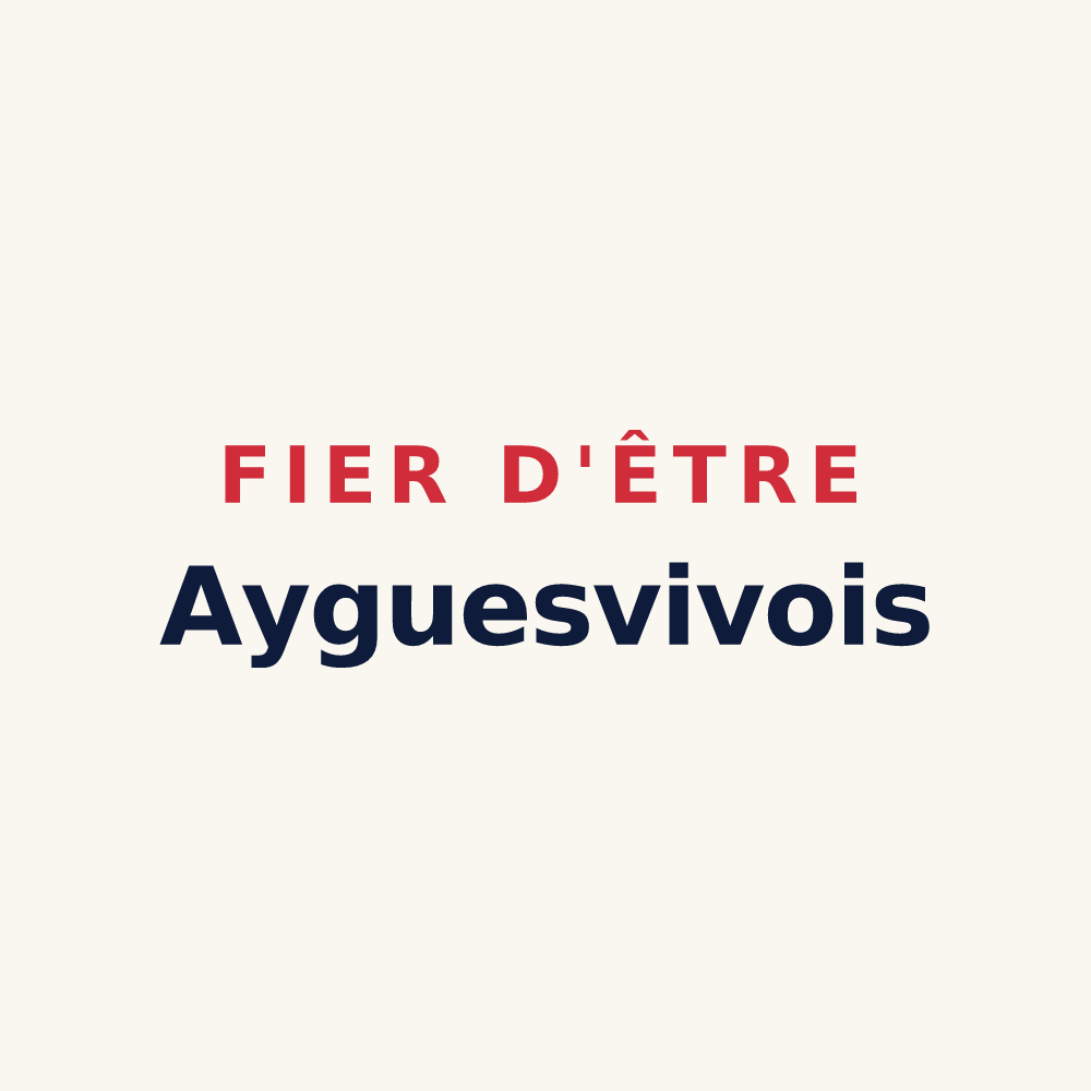Tasse « Fier d'être Ayguesvivois » — design pour Ayguesvives