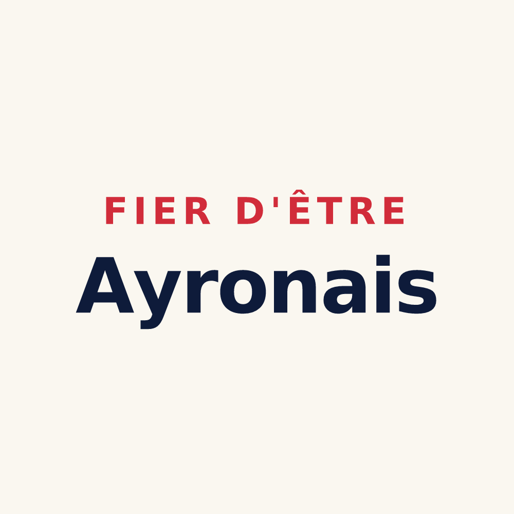 Tasse « Fier d'être Ayronais » — design pour Ayron