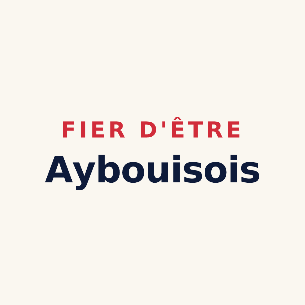 Tasse « Fier d'être Aybouisois » — design pour Ayros-Arbouix