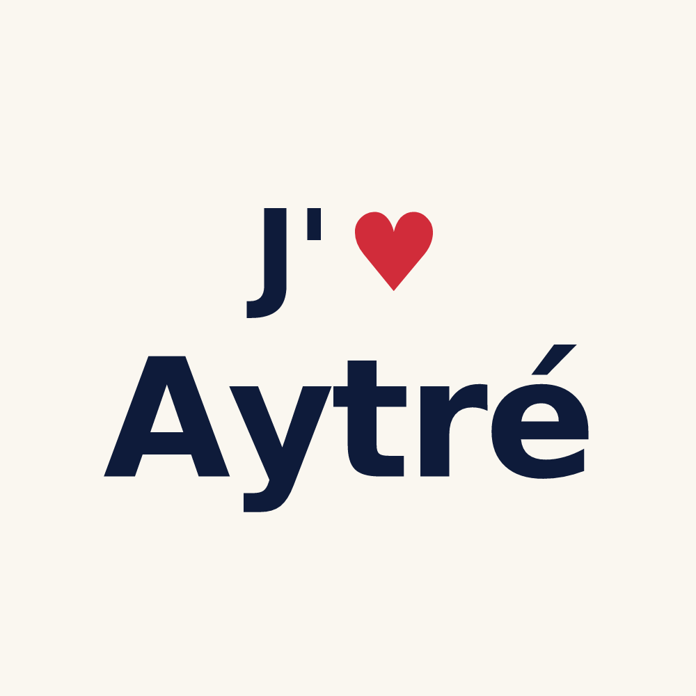 Tasse personnalisée Aytré — design J'aime Aytré