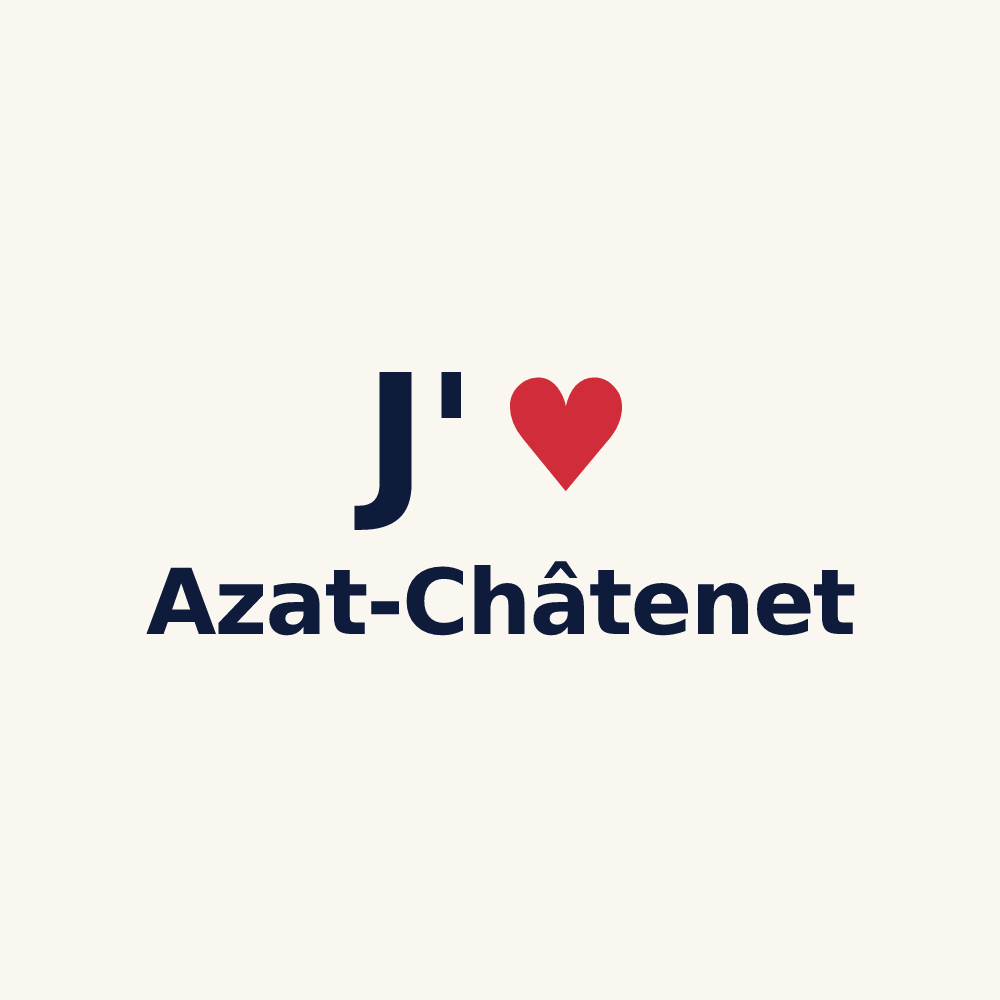 Tasse personnalisée Azat-Châtenet — design J'aime Azat-Châtenet