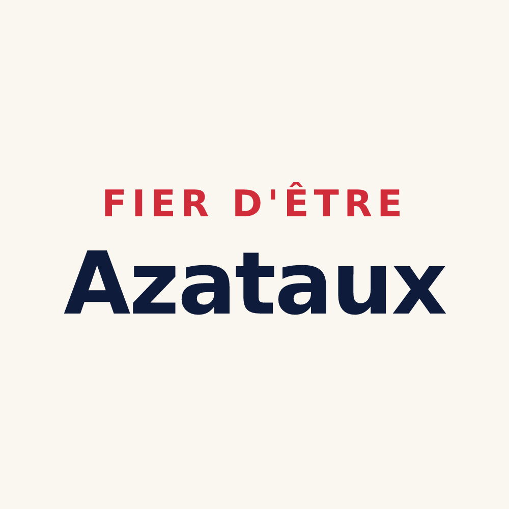 Tasse « Fier d'être Azataux » — design pour Azat-le-Ris