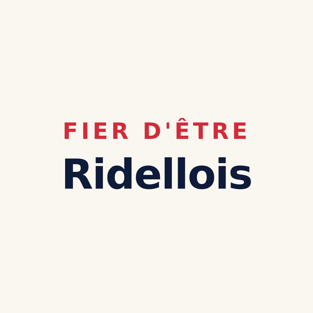 Tasse « Fier d'être Ridellois » — design pour Azay-le-Rideau