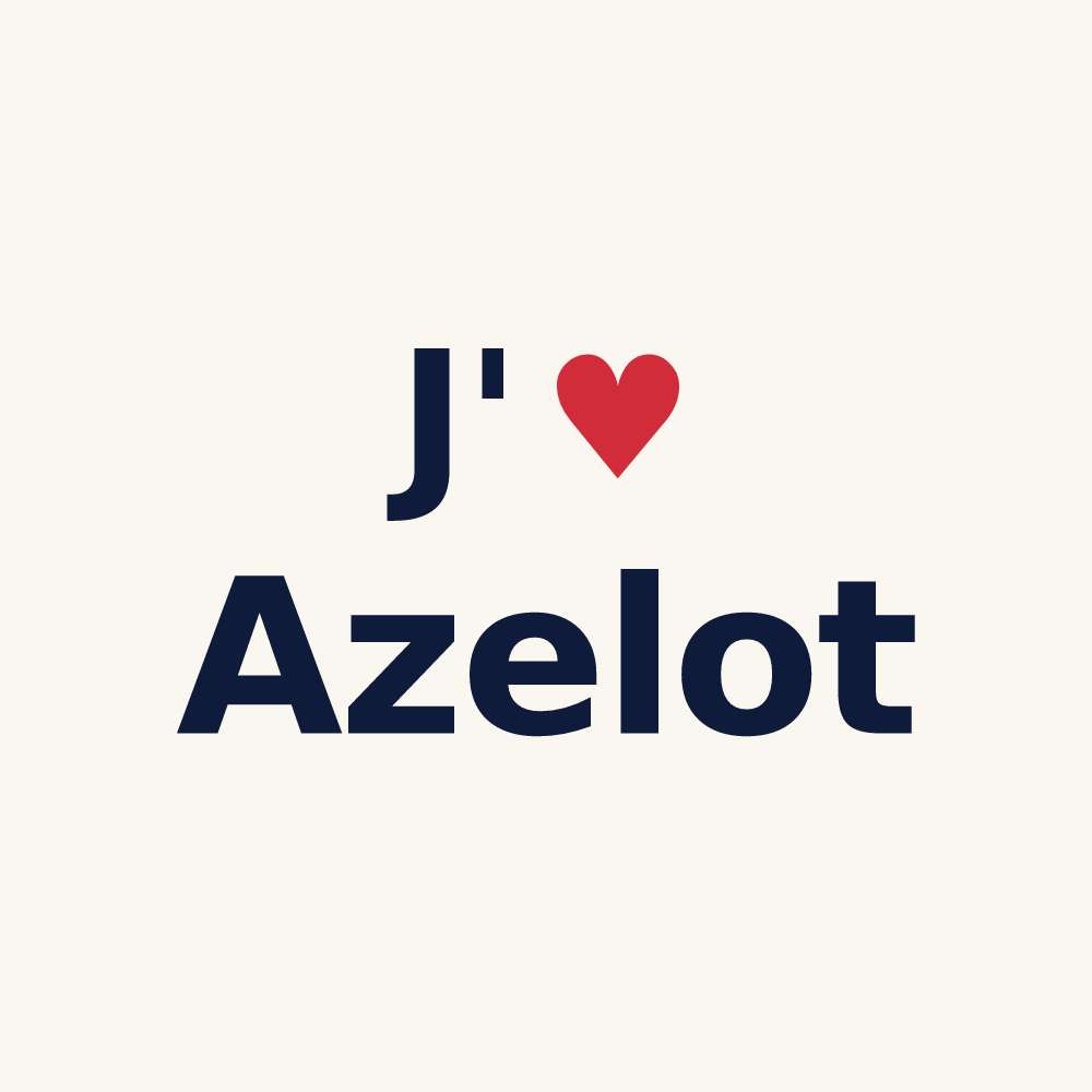 Tasse personnalisée Azelot — design J'aime Azelot
