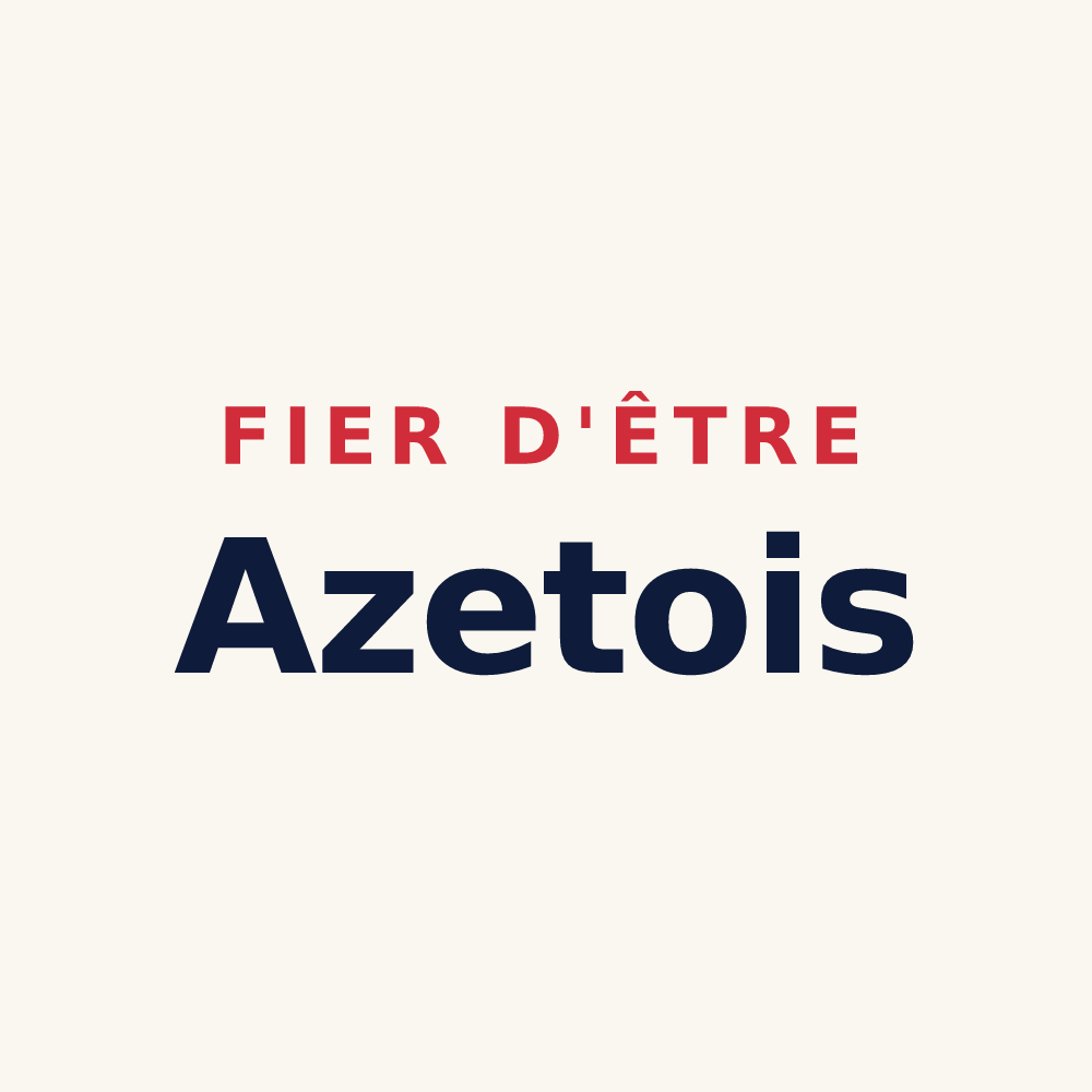 Tasse « Fier d'être Azetois » — design pour Azet