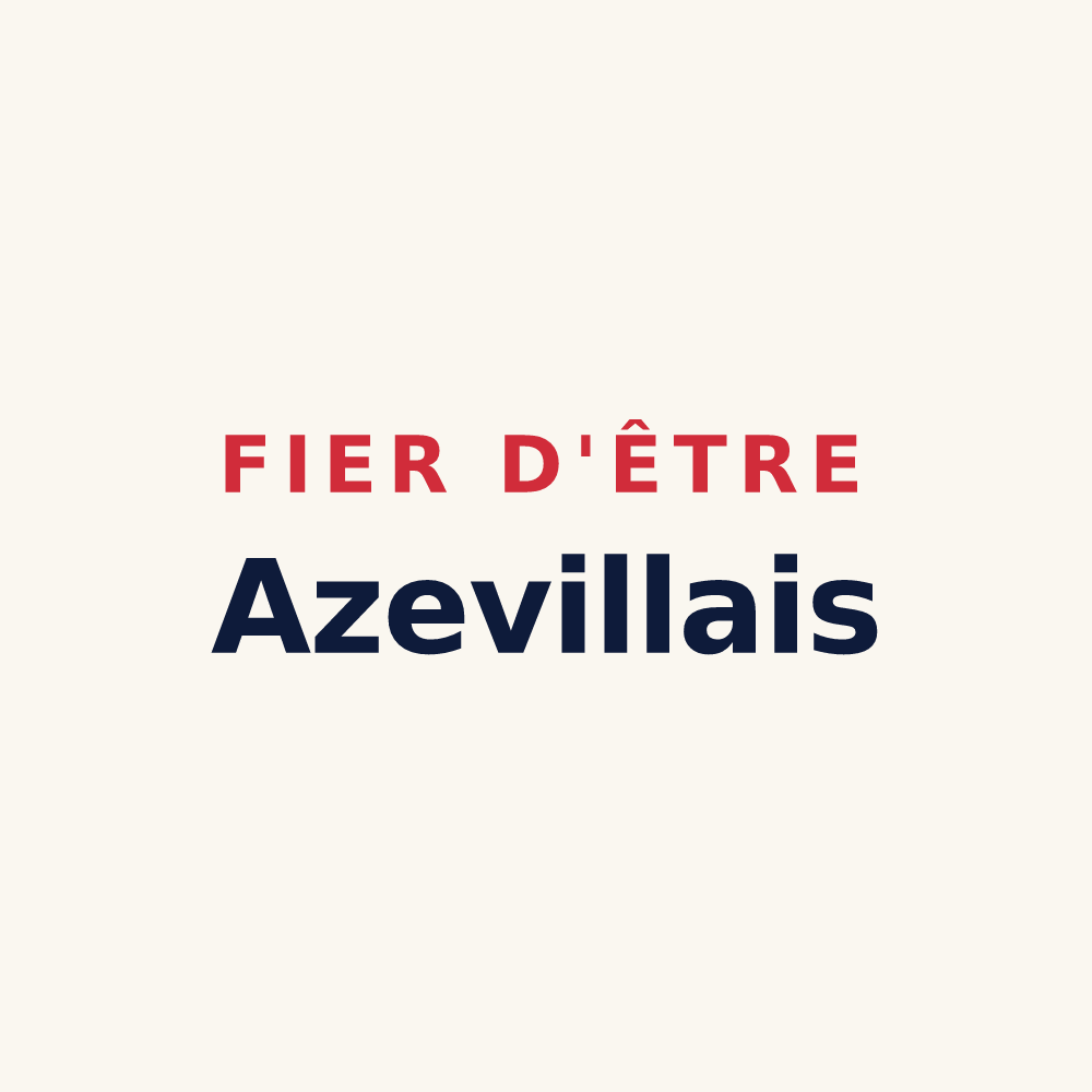 Tasse « Fier d'être Azevillais » — design pour Azeville