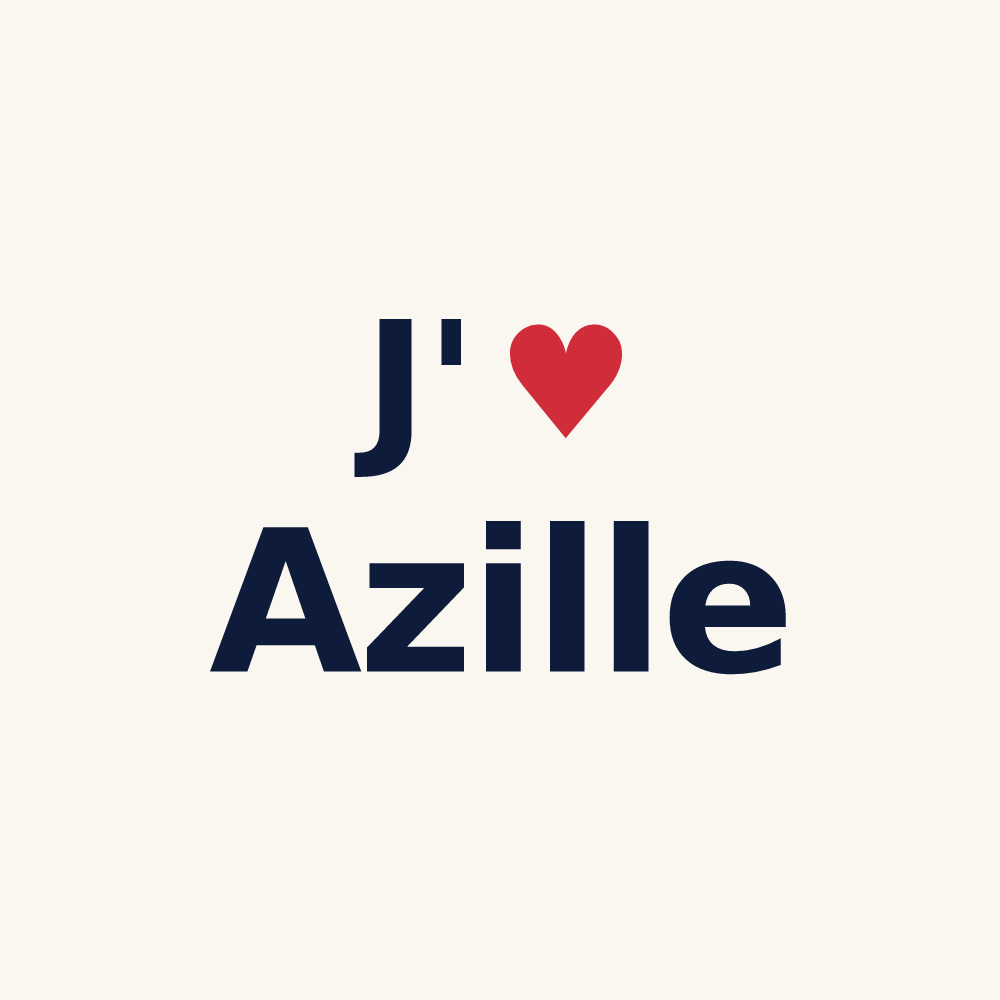 Tasse personnalisée Azille — design J'aime Azille