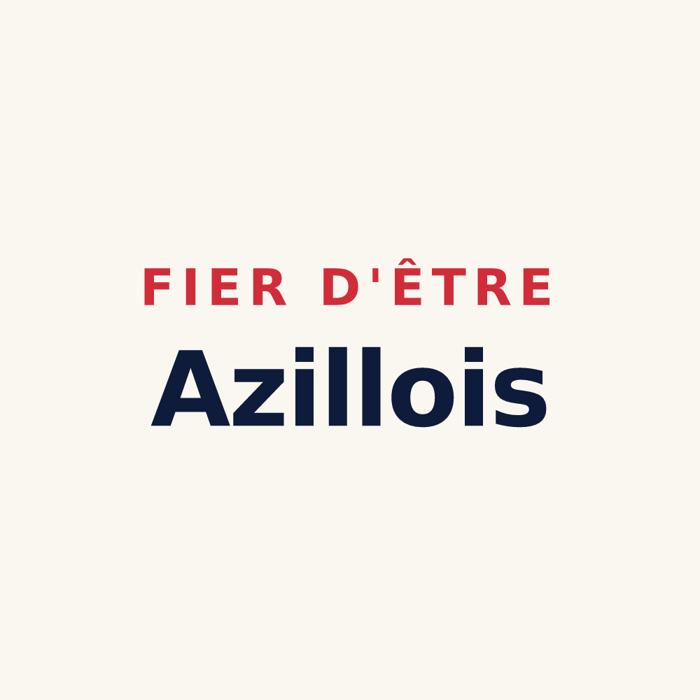 Tasse « Fier d'être Azillois » — design pour Azille
