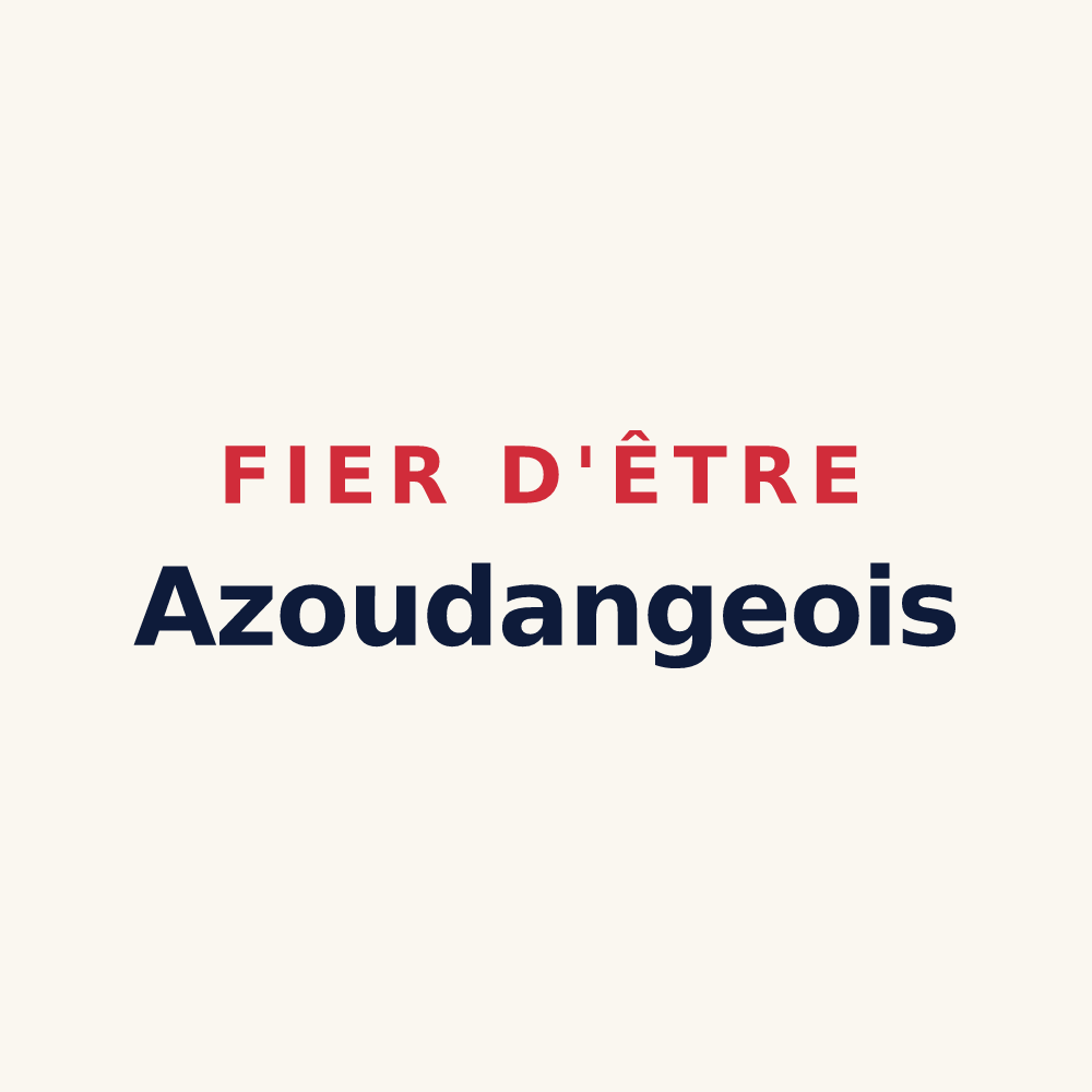 Tasse « Fier d'être Azoudangeois » — design pour Azoudange