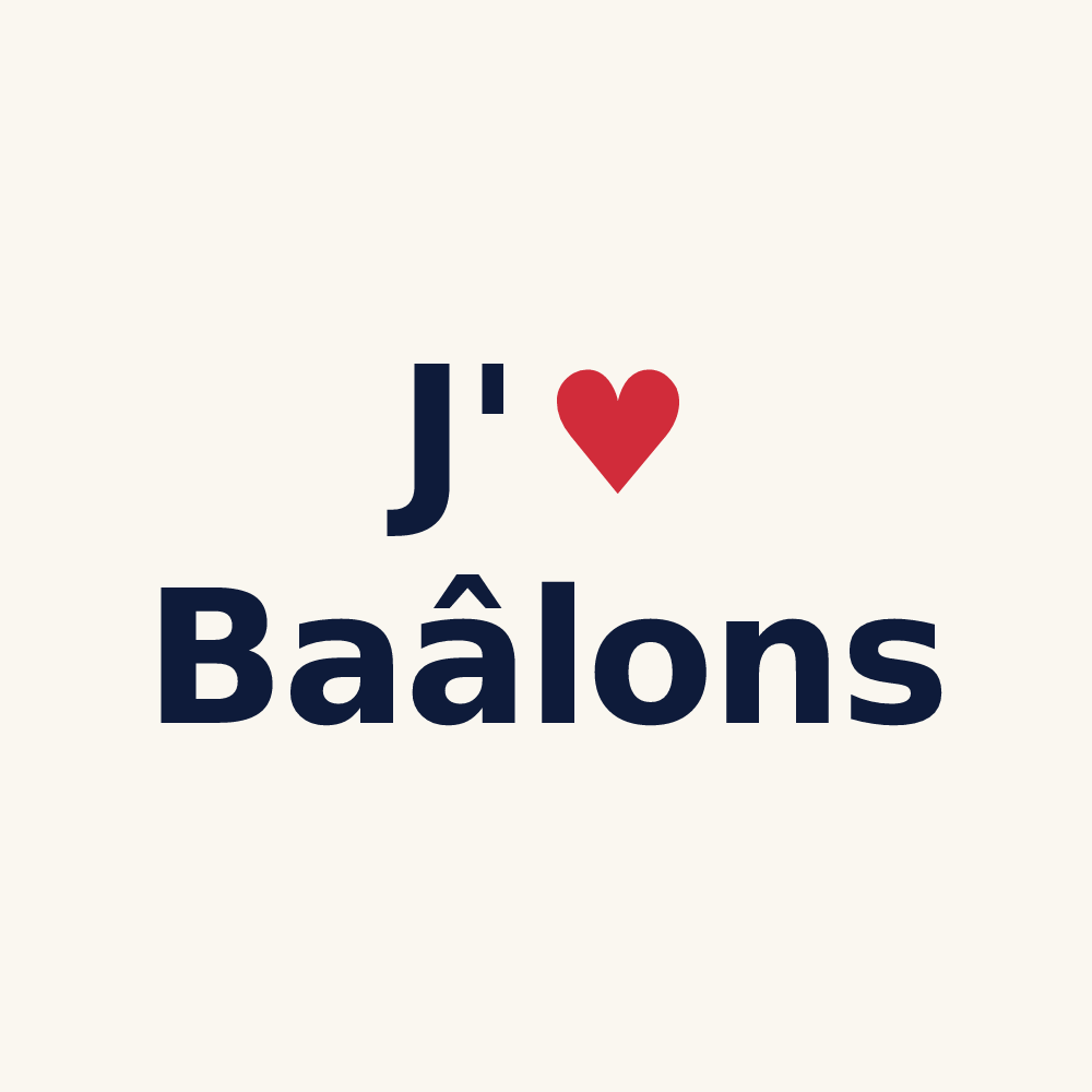 Tasse personnalisée Baâlons — design J'aime Baâlons