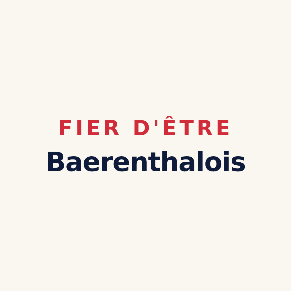 Tasse « Fier d'être Baerenthalois » — design pour Baerenthal