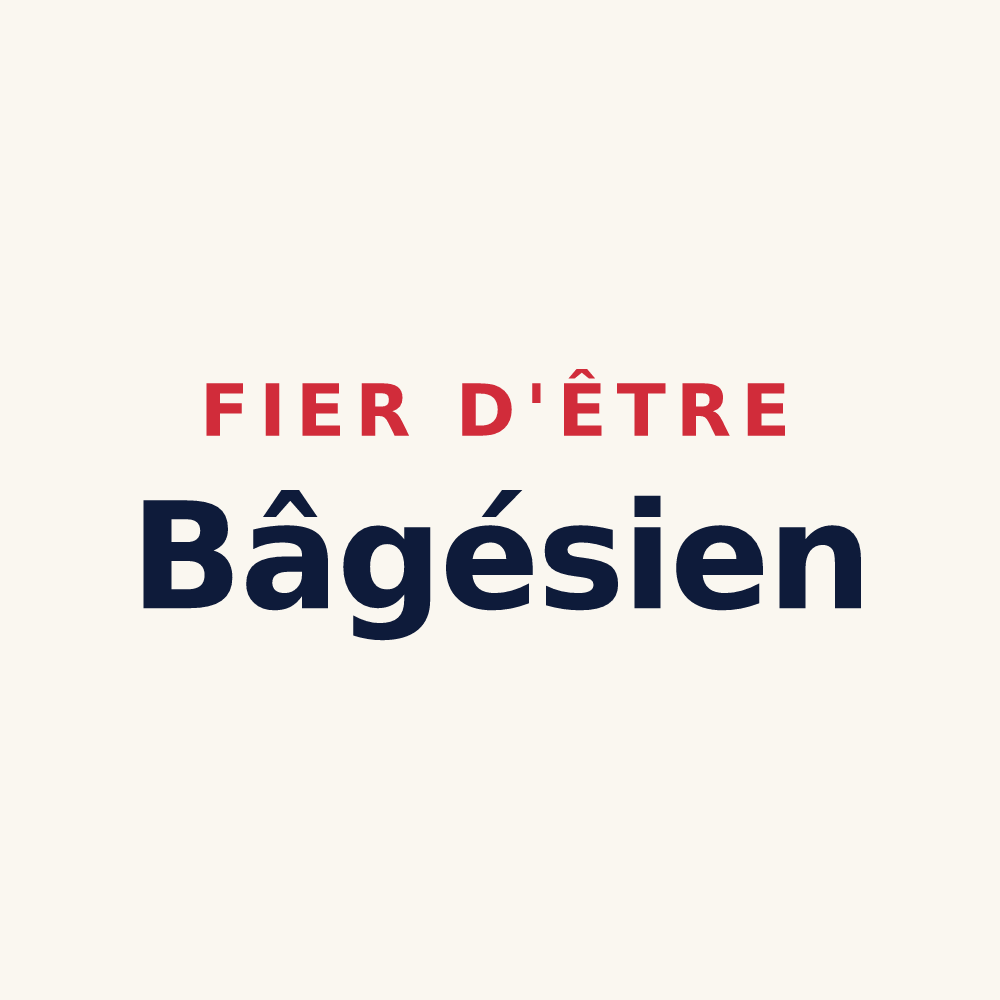 Tasse « Fier d'être Bâgésien » — design pour Bâgé-le-Châtel
