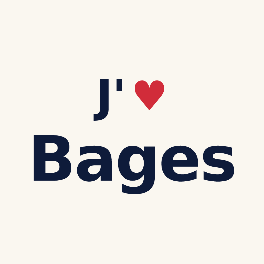 Tasse personnalisée Bages — design J'aime Bages