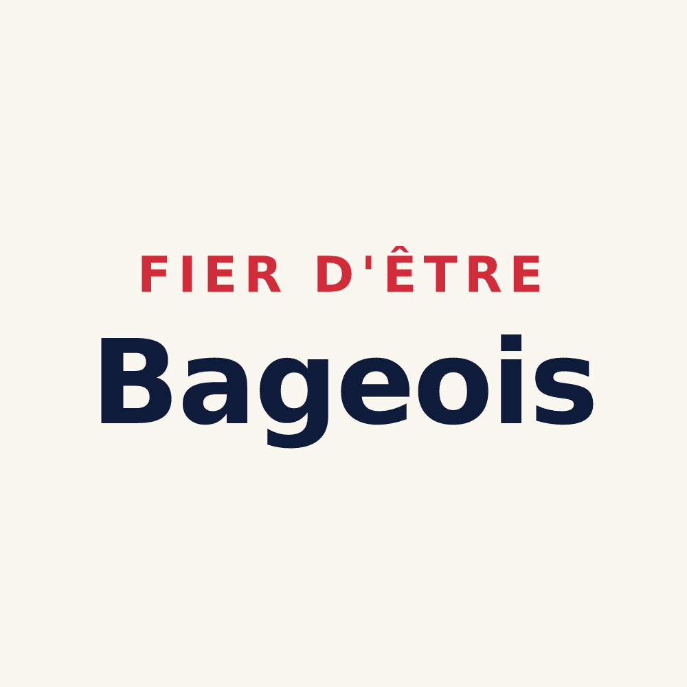 Tasse « Fier d'être Bageois » — design pour Bages