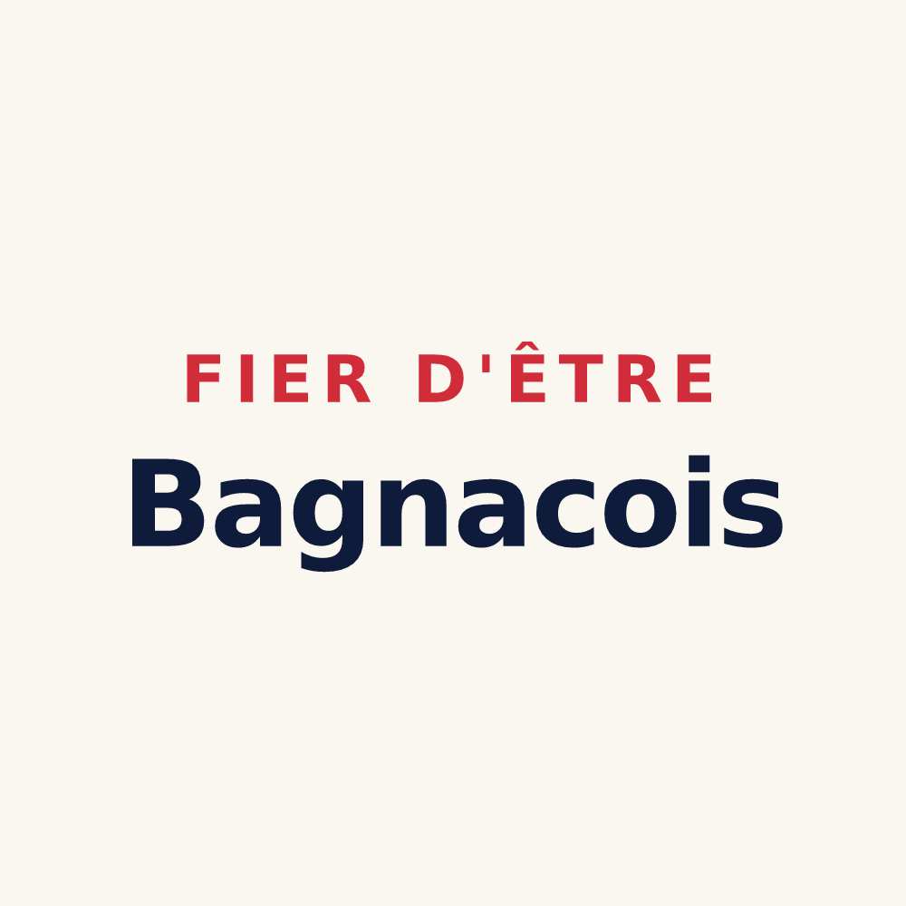 Tasse « Fier d'être Bagnacois » — design pour Bagnac-sur-Célé