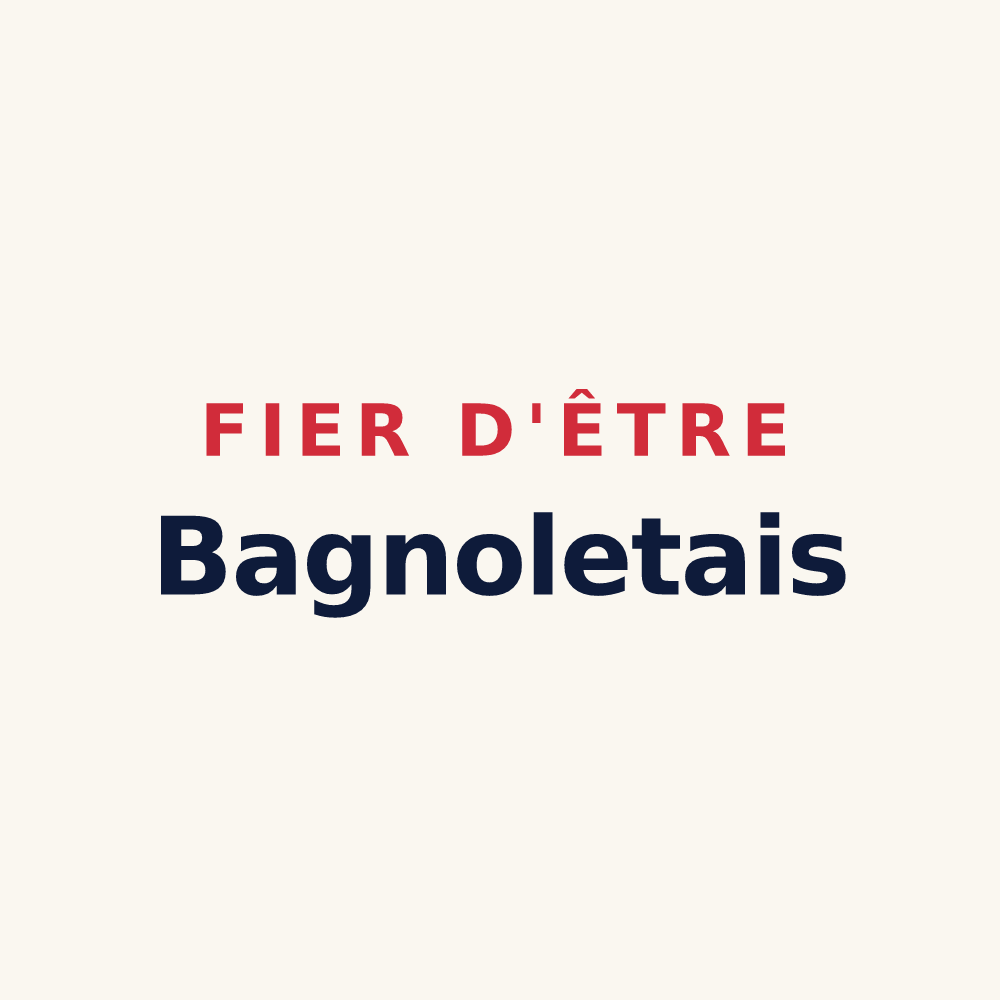Tasse « Fier d'être Bagnoletais » — design pour Bagnolet