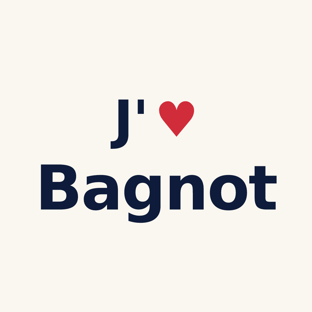 Tasse personnalisée Bagnot — design J'aime Bagnot