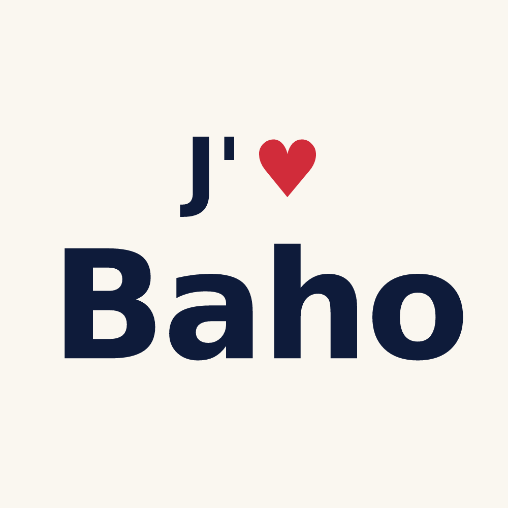 Tasse personnalisée Baho — design J'aime Baho