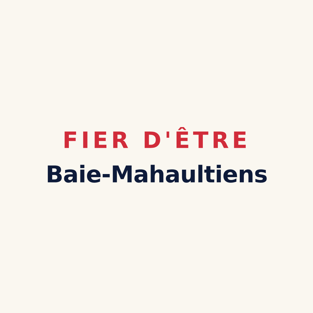 Tasse « Fier d'être Baie-Mahaultiens » — design pour Baie-Mahault