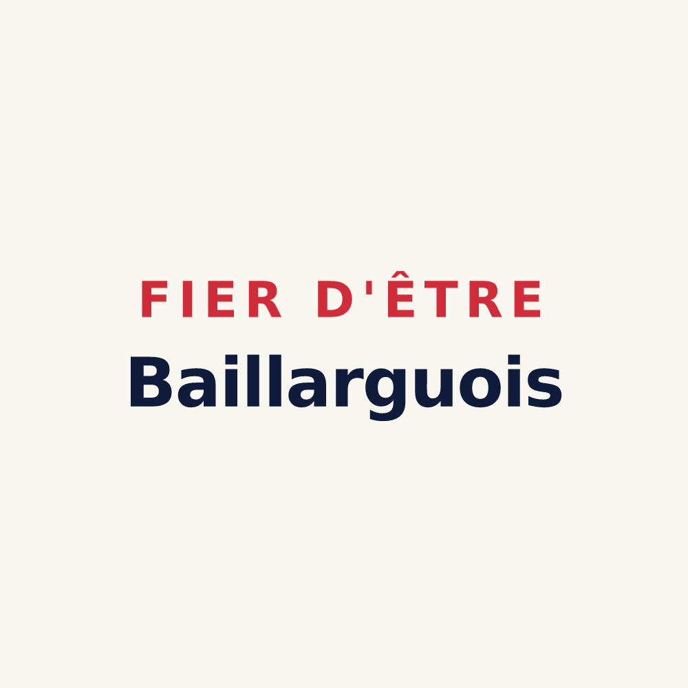 Tasse « Fier d'être Baillarguois » — design pour Baillargues