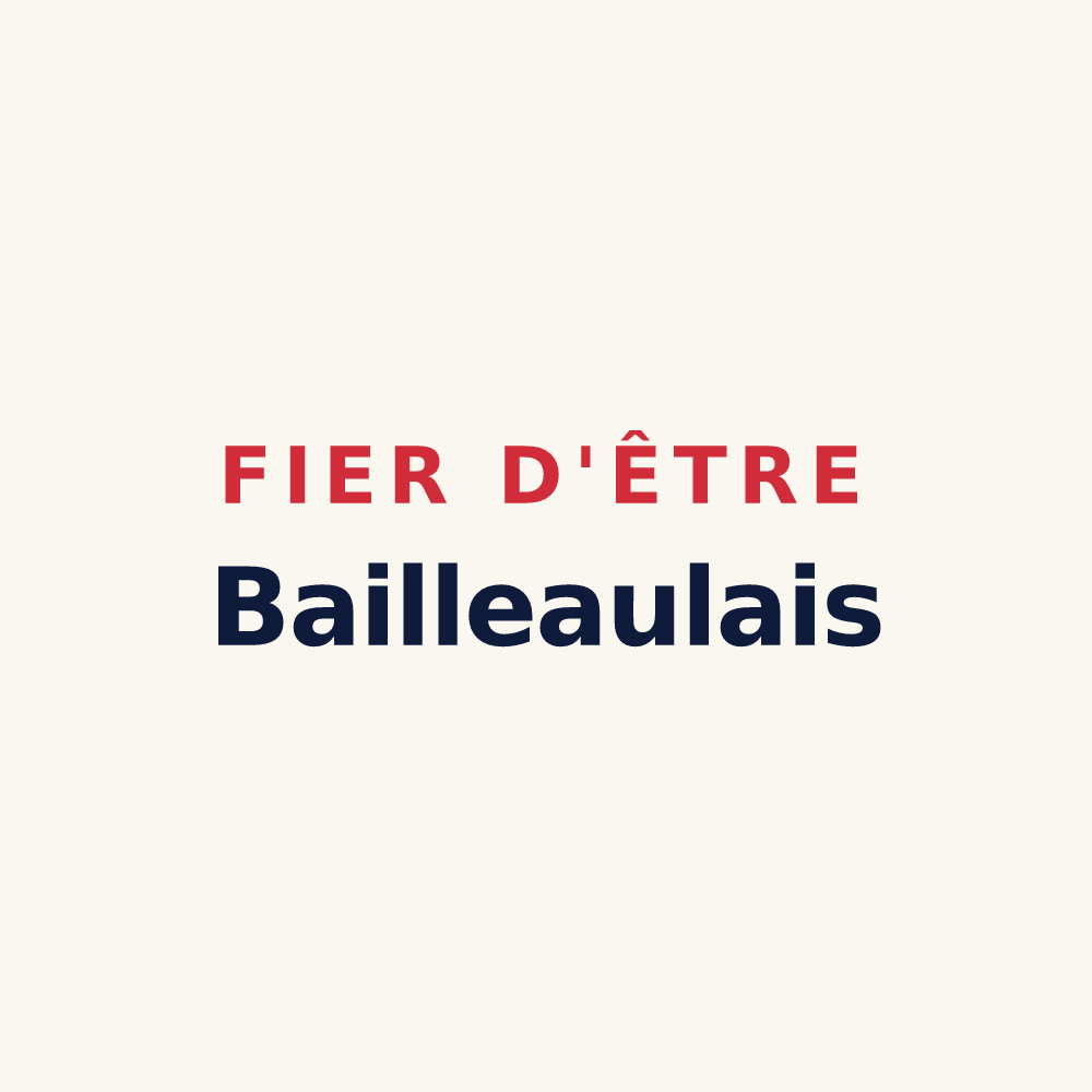 Tasse « Fier d'être Bailleaulais » — design pour Bailleau-le-Pin