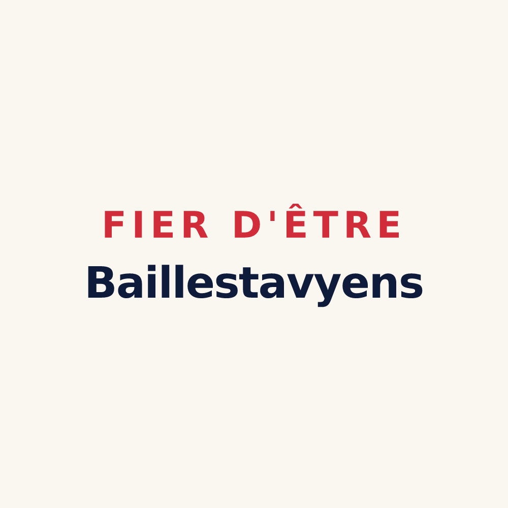 Tasse « Fier d'être Baillestavyens » — design pour Baillestavy