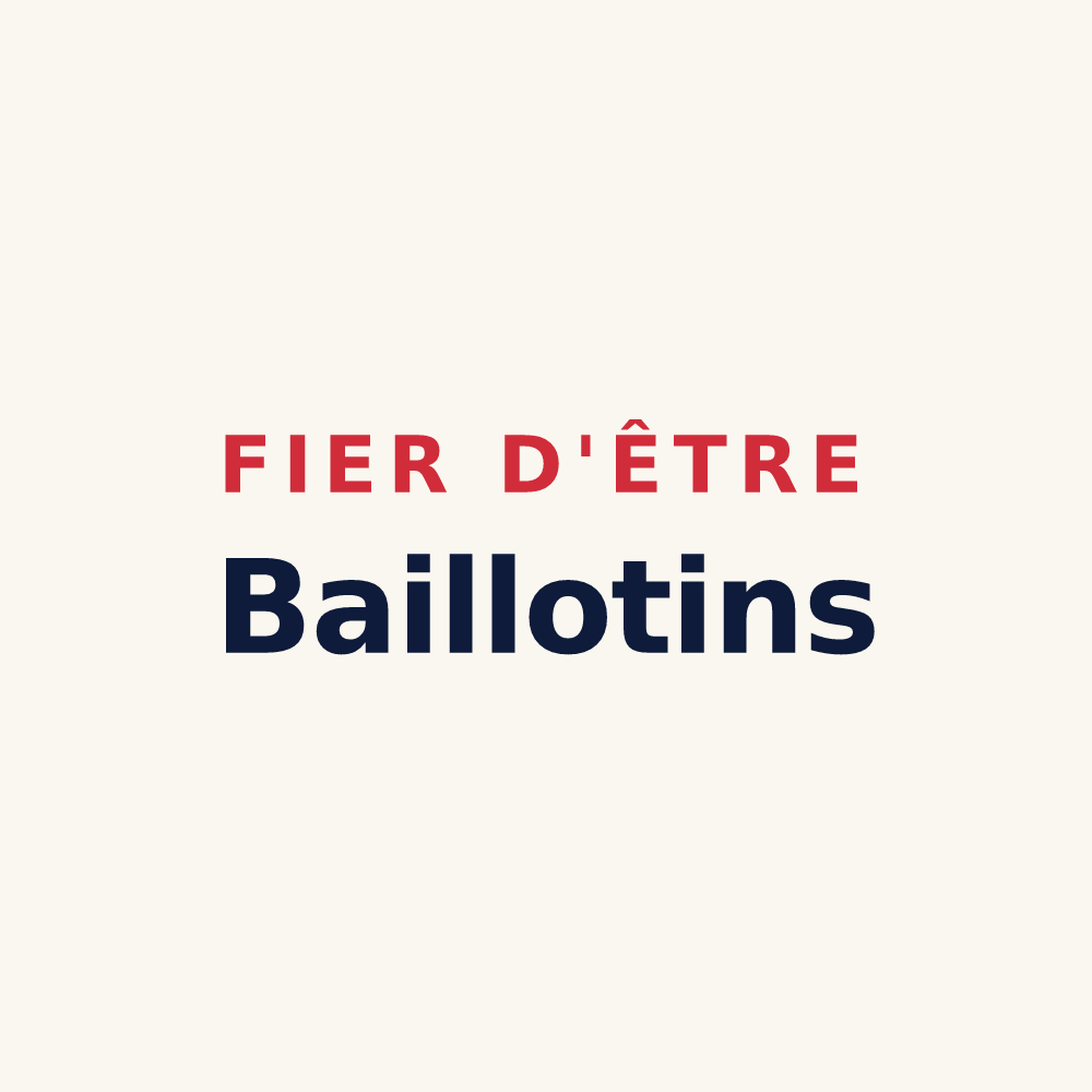 Tasse « Fier d'être Baillotins » — design pour Bailleul