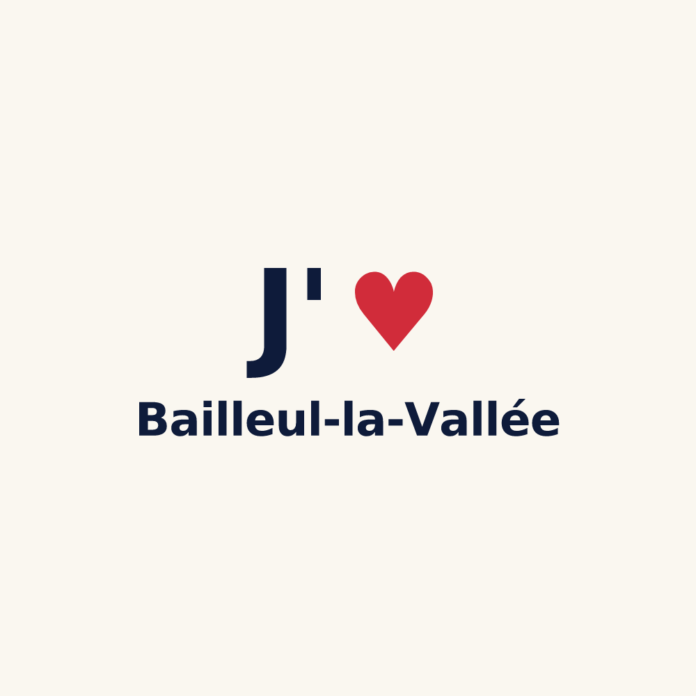 Tasse personnalisée Bailleul-la-Vallée — design J'aime Bailleul-la-Vallée