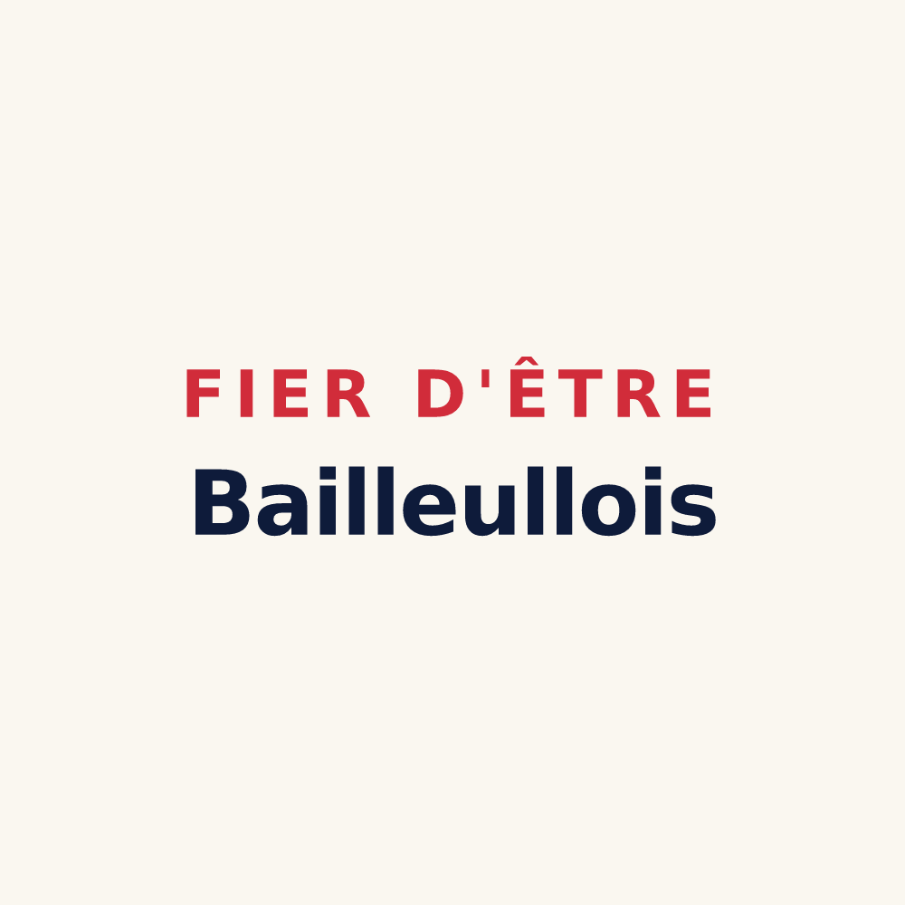 Tasse « Fier d'être Bailleullois » — design pour Bailleul-la-Vallée