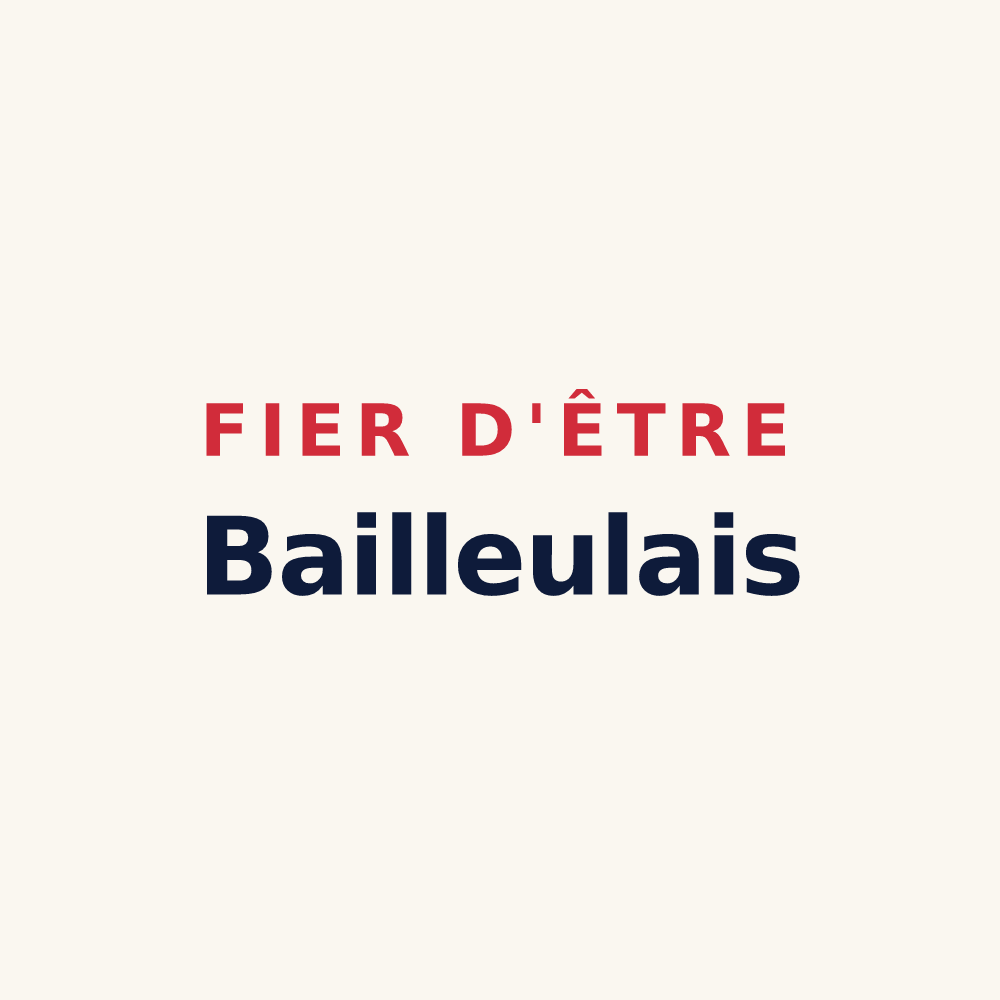 Tasse « Fier d'être Bailleulais » — design pour Bailleul-Neuville