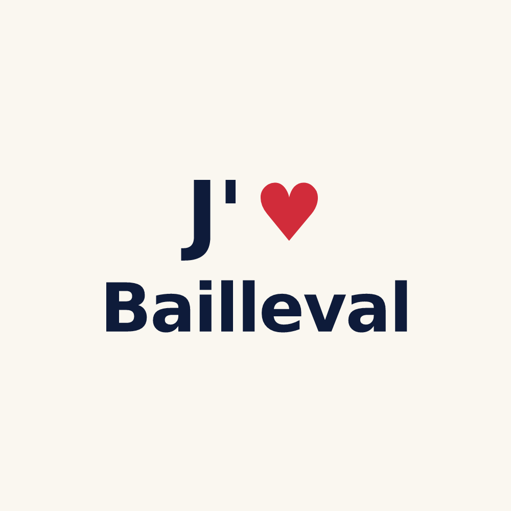 Tasse personnalisée Bailleval — design J'aime Bailleval