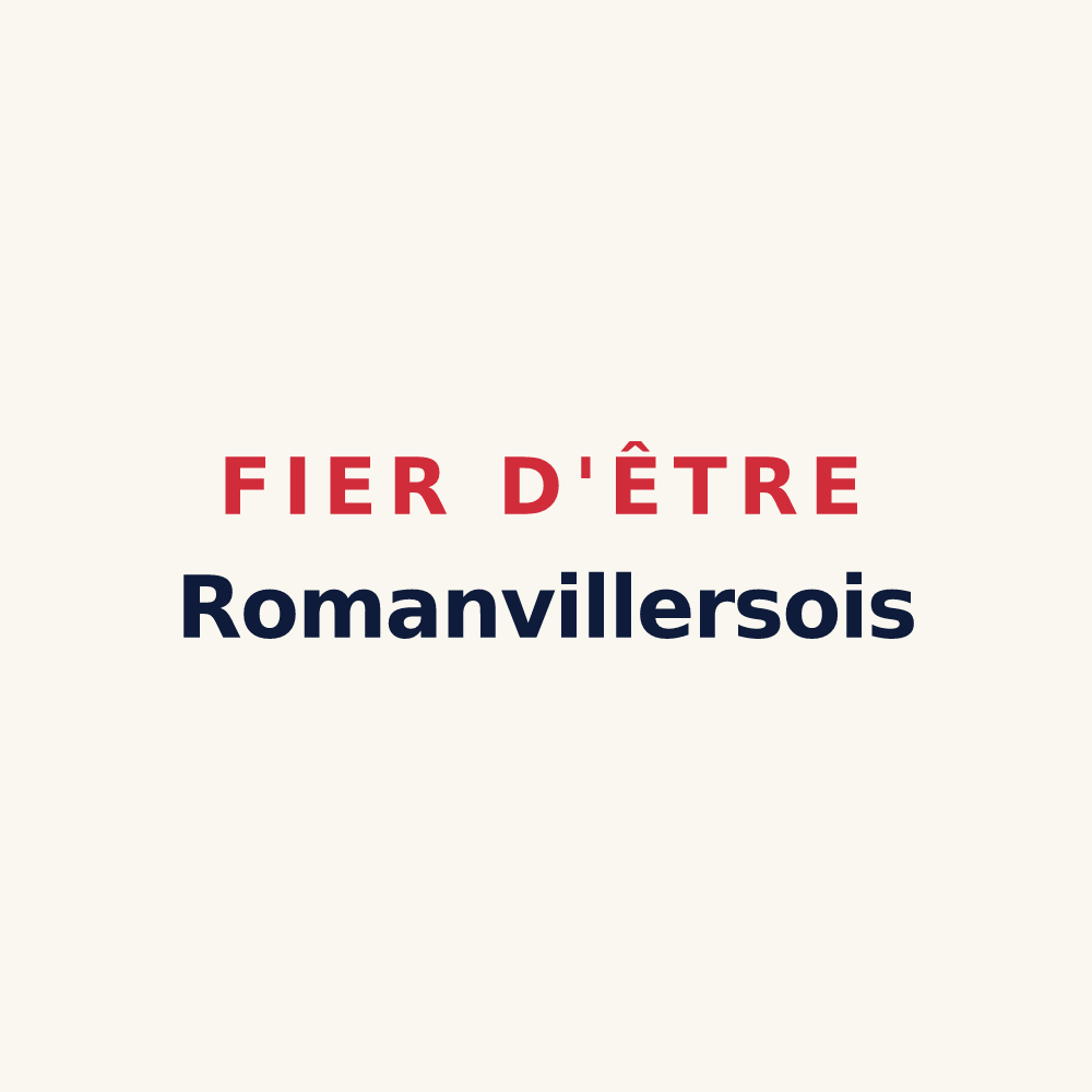 Tasse « Fier d'être Romanvillersois » — design pour Bailly-Romainvilliers