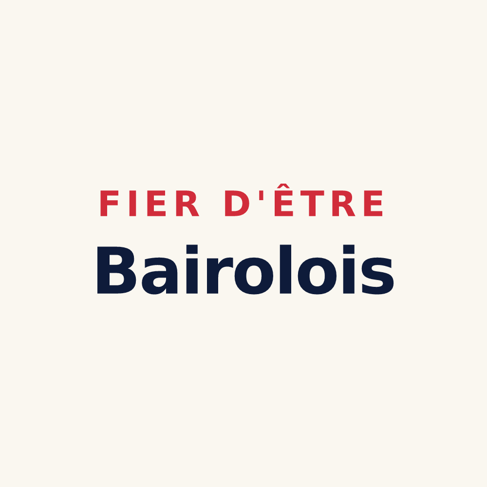 Tasse « Fier d'être Bairolois » — design pour Bairols