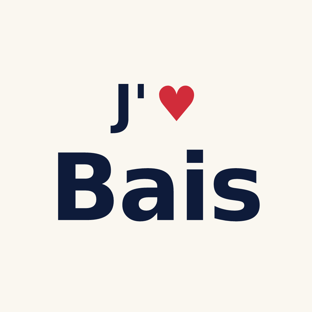 Tasse personnalisée Bais — design J'aime Bais